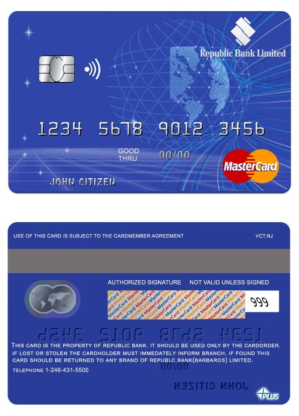Barbaros Republic Bank  mastercard